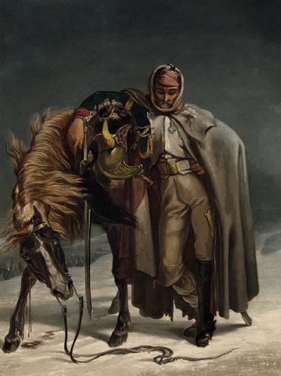 Dragon des gardes suisses à la campagne russe - Johann Heinrich Bleuler
