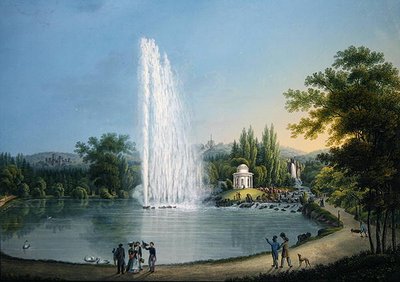 La Grande Fontaine, vers 1820 - Johann Heinrich Bleuler