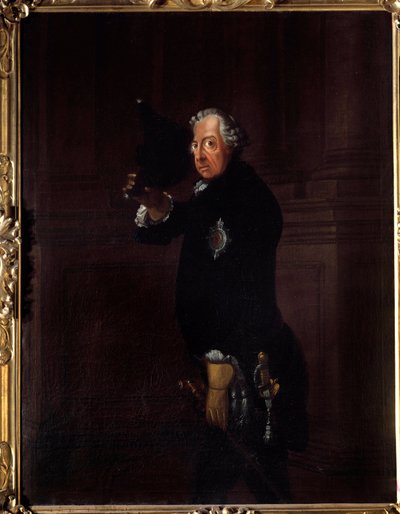 Portrait de Frédéric II dit Frédéric le Grand, roi de Prusse - Johann Heinrich Francke