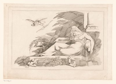 Femme endormie avec Cupidon - Johann Heinrich Füssli