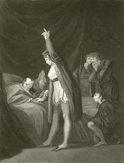 La mort du cardinal Beaufort - Johann Heinrich Füssli