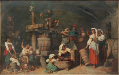 Presse à vin romaine - Johann Heinrich Hasselhorst