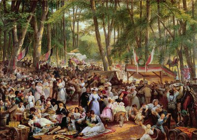 Le Waldchestag en 1871 - Johann Heinrich Hasselhorst