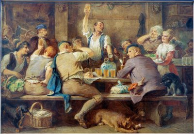 Taverne de cidre à Sachsenhausen - Johann Heinrich Hasselhorst