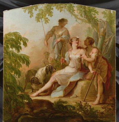 Diane Se Reposant Après la Chasse - Johann Heinrich Keller