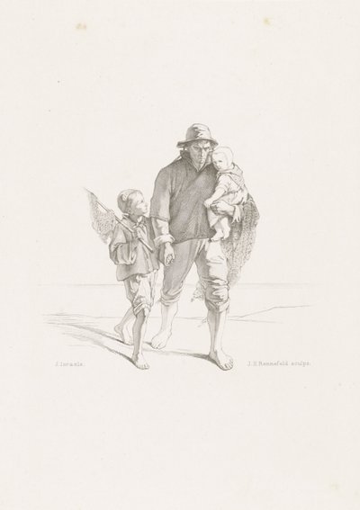 Le long du cimetière
Les enfants de la mer (série) - Johann Heinrich Maria Hubert Rennefeld