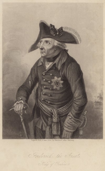 Le roi Frédéric II de Prusse - Johann Heinrich Ramberg