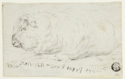 Mouton couché - Johann Heinrich Roos
