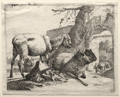 Le muletier sous la porte, 1665 - Johann Heinrich Roos