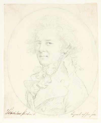 Autoportrait(?) - Johann Heinrich Schroder