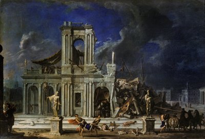 Samson frappant les Philistins, vers 1633-34 - Johann Heinrich Schönfeld
