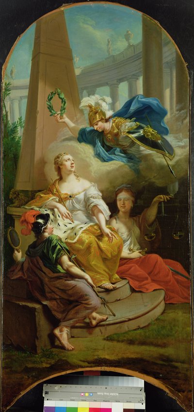 Allégorie représentant le règne prospère des Landgraves de Hesse-Cassel, 1764 - Johann Heinrich Tischbein