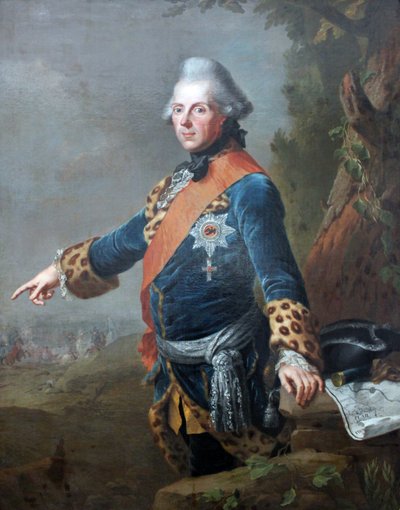 French : Prince Henri de Prusse Prince Henry of Prussia (1726-1802) - Johann Heinrich Tischbein