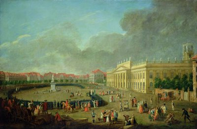 La Dédiace du Mémorial à Frédéric II à Cassel, 1783 - Johann Heinrich Tischbein