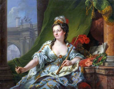 La muse Melpomene (les neuf muses, 1771) - Johann Heinrich Tischbein