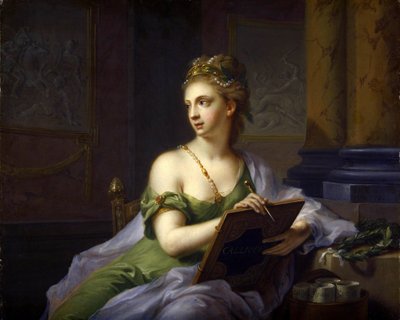 Les neuf muses - Calliope (Poésie épique) - Johann Heinrich Tischbein