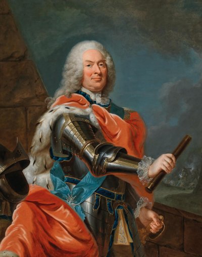 Portrait de Guillaume VIII, landgrave de Hesse-Cassel 1682-1760 - Johann Heinrich Tischbein the Elder