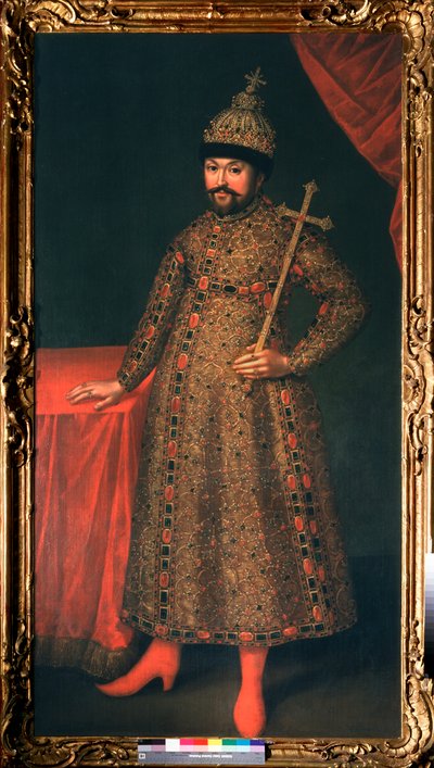 Portrait du tsar de Russie Michel I Fiodorovitch Romanov - Johann Heinrich Wedekind
