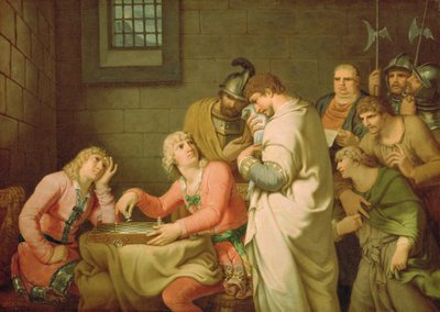 Conradin de Souabe et Frédéric de Bade attendant leur sentence - Johann Heinrich Wilhelm Tischbein