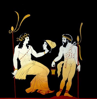 Dionysos tenant le masque vers 1796 - Johann Heinrich Wilhelm Tischbein