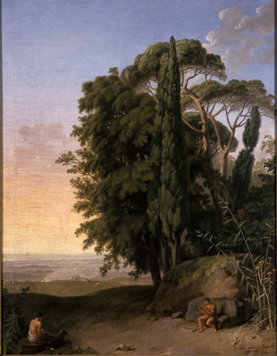 Paysage près de Frascati, 1783 - Johann Heinrich Wilhelm Tischbein