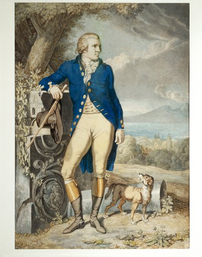 Portrait de Johann Wolfgang von Goethe à la campagne - Johann Heinrich Wilhelm Tischbein