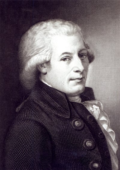Portrait de Wolfgang Amadeus Mozart (1756-91) compositeur autrichien, gravé par Lazarus Gottlieb Sichling (1812-63) - Johann Heinrich Wilhelm Tischbein