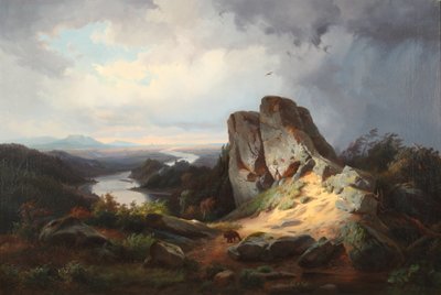 Paysage occidental 1853 - Johann Herman Carmiencke