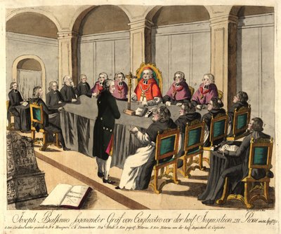 Joseph Balsamo, comte de Cagliostro, devant l