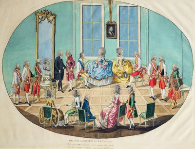 Célébration du Nouvel An à Vienne en 1782 - Johann Hieronymus Loeschenkohl