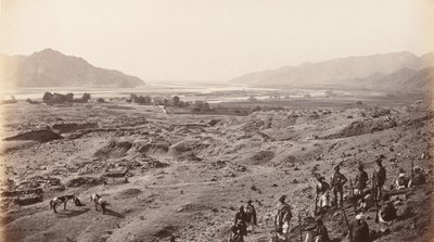 Gorge de la rivière au-dessus de Lalpura regardant vers Bassaule, vers 1878 - Johann Hulsman