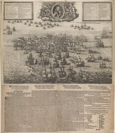 Bataille de la baie de Køge en juillet 1677 - Johann Husman