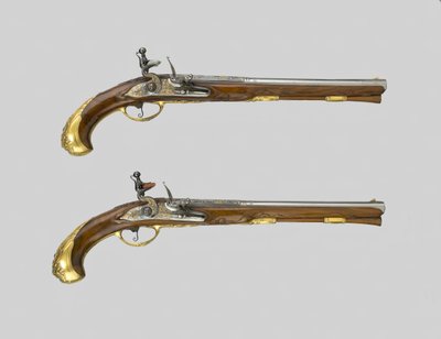 Paire de pistolets à silex, Allemagne - Johann Jacob Behr