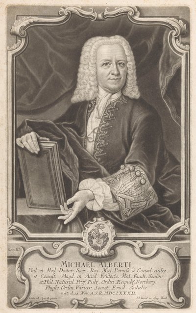 Portrait de Michael Alberti - Johann Jacob Haid
