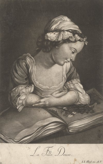 La fille douce - Johann Jacobus Haid