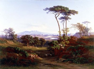 Vue de Rome - Johann Jakob Frey