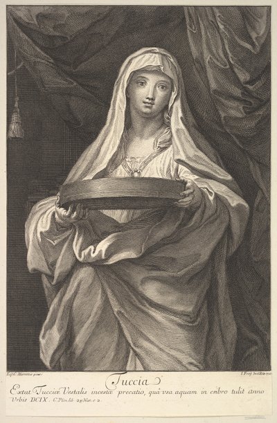 Tuccia, 1720 - Johann Jakob Frey the Elder