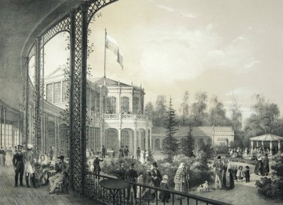 La gare de Pavlovsk, 1840-1850 - Johann Jakob Meier