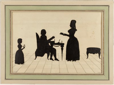 Monsieur et Madame Roland et leur fille Eudora - Johann Kaspar Lavater