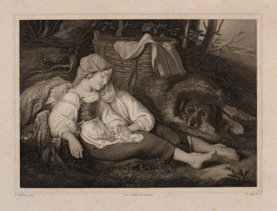 Les enfants qui dorment - Johann Leonhard Appold