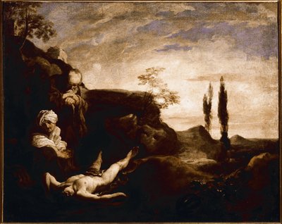 Abel pleure par ses parents - Johann Liss
