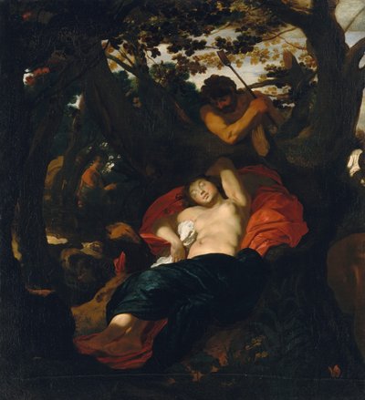 Nymphe et berger - Johann Liss