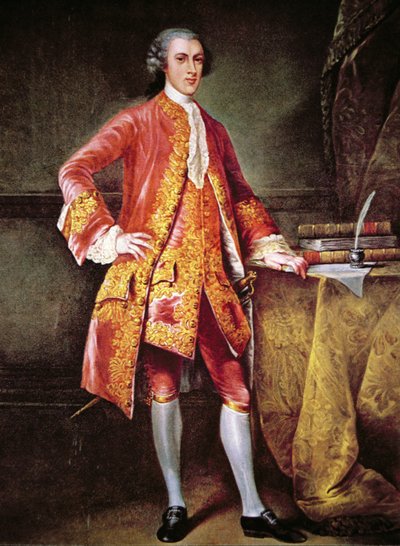Portrait de Frederick Calvert - Johann Ludwig (after) Tietz