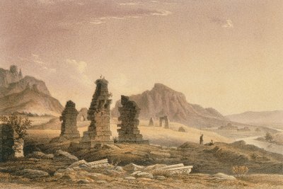 Environs de Sardes - Johann Martin Bernatz