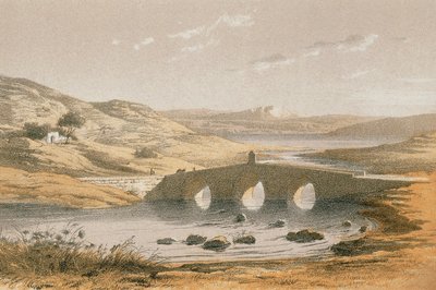Pont de Jacob sur le Jourdain - Johann Martin Bernatz