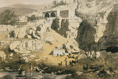 Vue de Baniyas - Johann Martin Bernatz