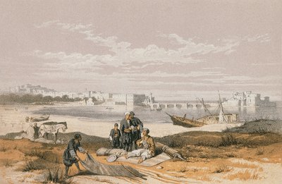 Vue de Sidon (Said) - Johann Martin Bernatz