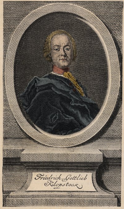 Friedrich Gottlieb Klopstock (1724-1803), poète allemand - Johann Martin Bernigeroth