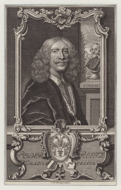 Peder Reedtz, homme politique et ambassadeur danois - Johann Martin Bernigeroth