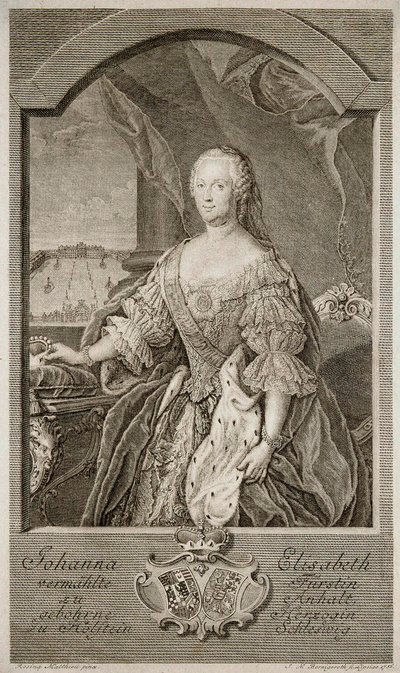 Portrait de Johanna-Elizabeth, électrice d